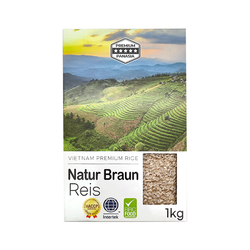 PANASIA Natur Braun Reis