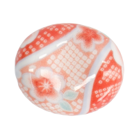 젓가락 받침대 벚꽃 레드 - 타원