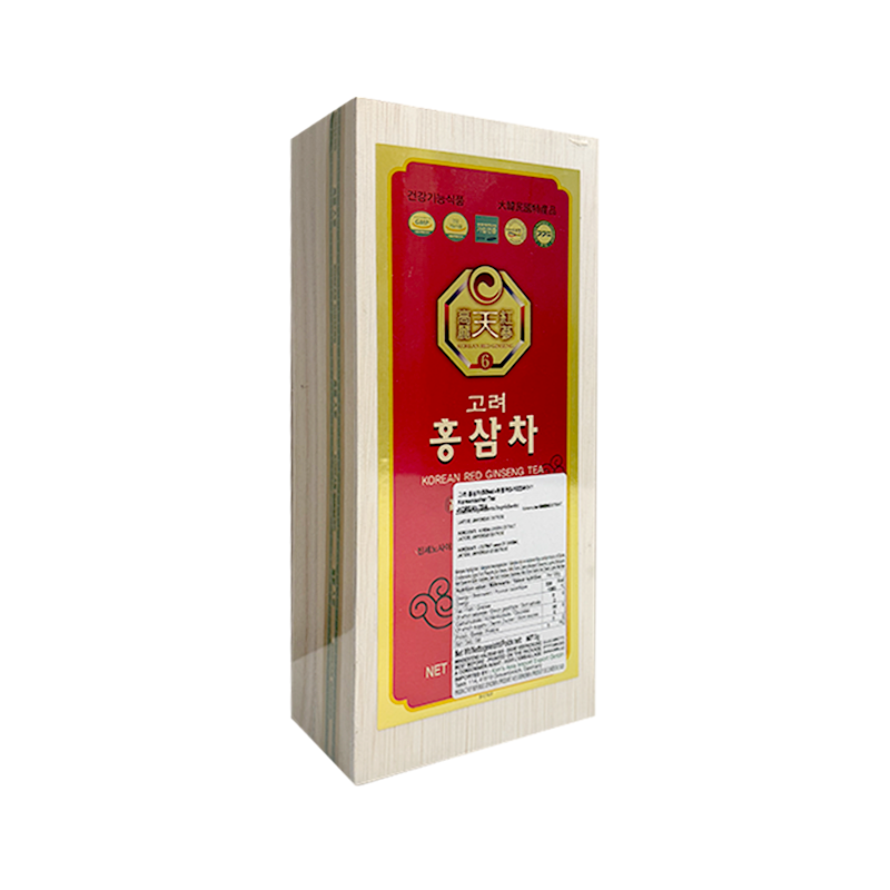 Korean Red Ginseng Tea 50 Bags in Wooden Box