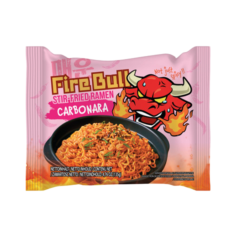 FIRE BULL Carbo Stir-Fried Ramen