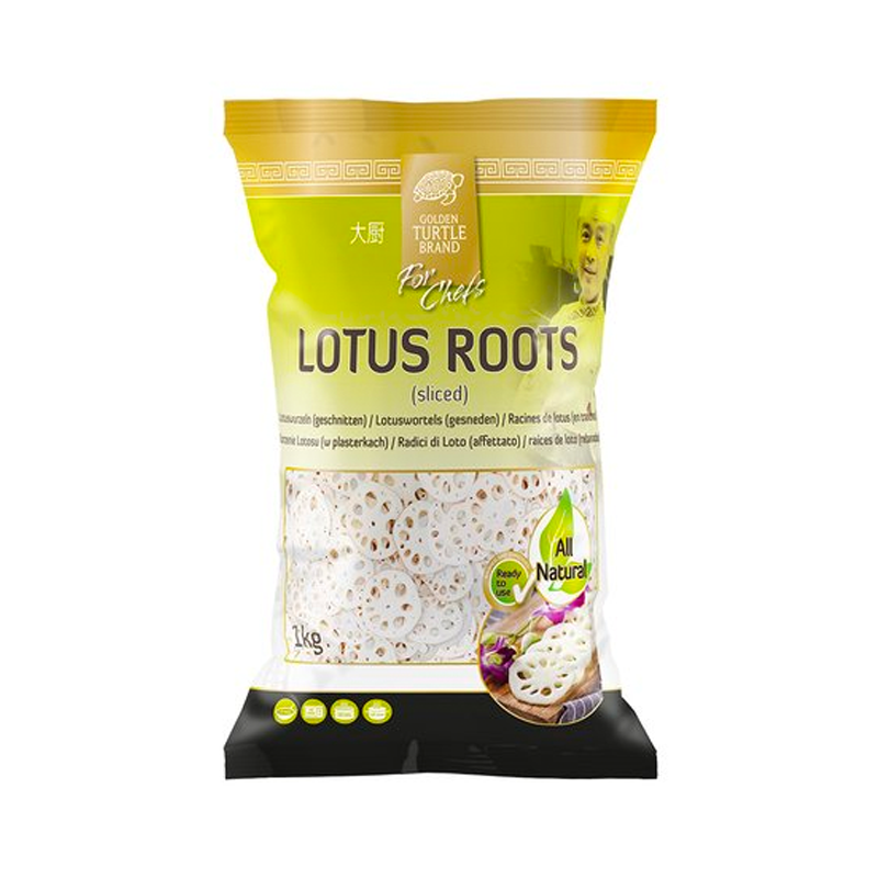 GOLDEN TURTLE Frozen Lotus Roots Sliced