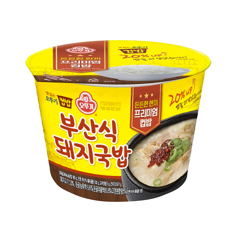 [내수] 오뚜기 컵밥 - 부산식 돼지국밥