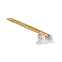 Chopsticks Rest Shiba - Grey