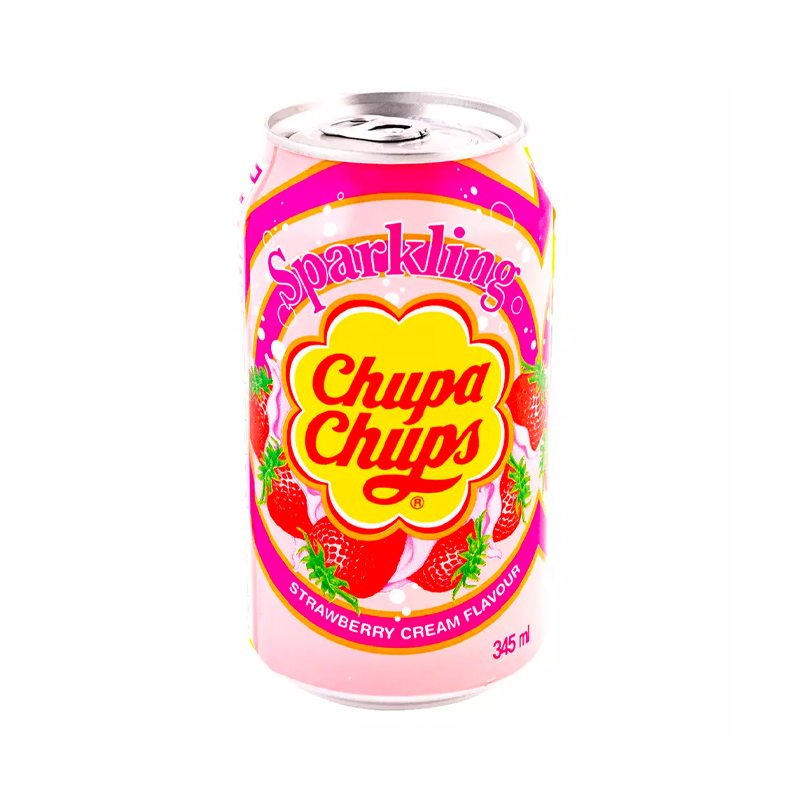 CHUPA CHUPS Juice - Erdbeeren & Cream 