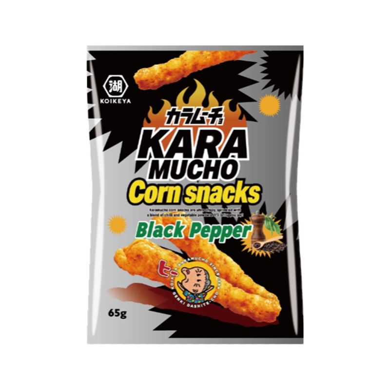 KOIKEYA Karamucho Maissnacks - Schwarzer Pfeffer