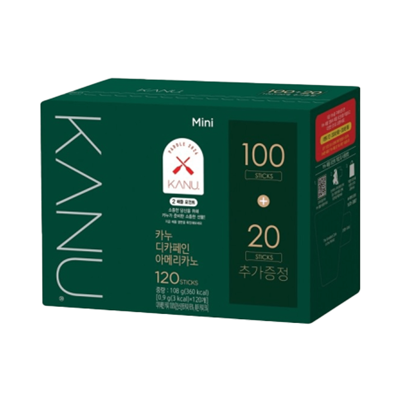 DONGSUH Maxim Kanu - Decaffeinated Americano Mini 100 pcs  + 20 pcs