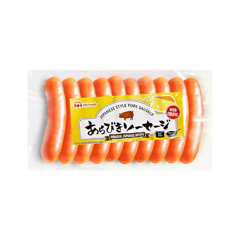 NH FOODS Würste aus Schweinefleisch japanischer Art mit Käse