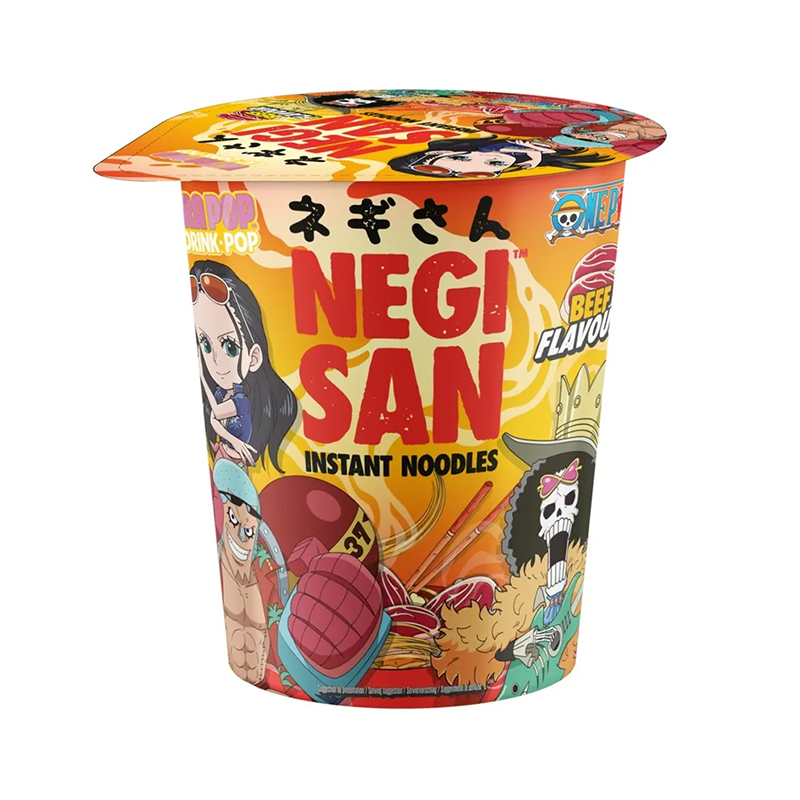 NEGISAN One Piece Instant Cup Noodle - Beef Flavor 