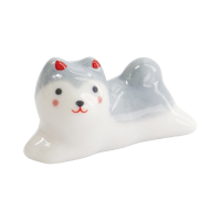 Chopsticks Rest Shiba - Grey