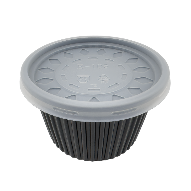 K3-D/S Round Bowl (PP), 350 ml, Ø105 mm, incl. lid (PP), 1000 Set