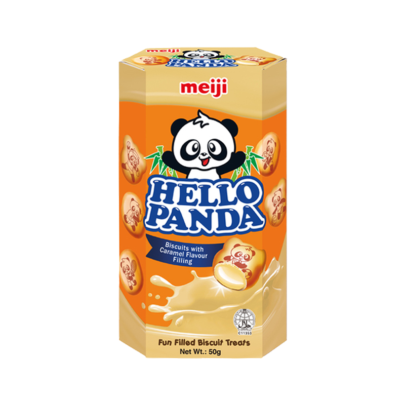 MEIJI Hello Panda Biscuits with Caramel Filling 
