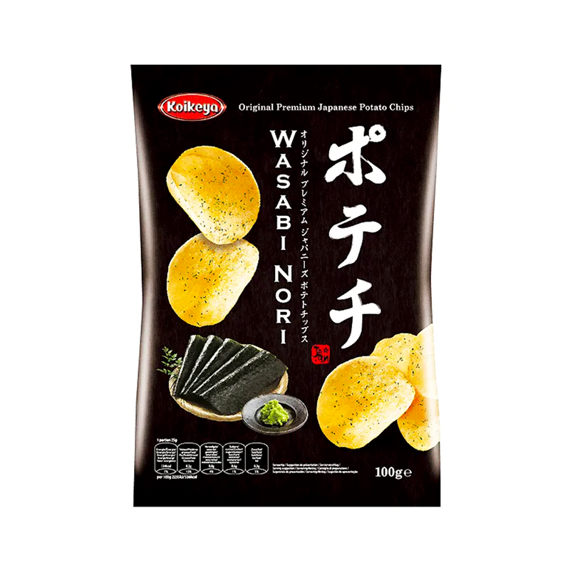 KOIKEYA Premium Kartoffelchips - Wasabi & Gim