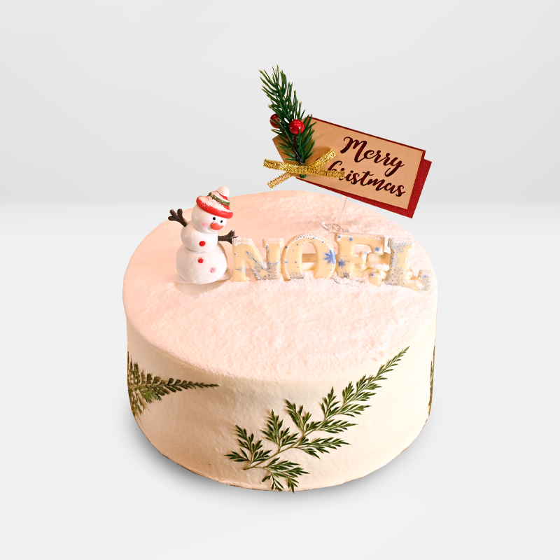 Christmas Cake - White Noël - Reservation Product for December 22-24