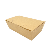 A5 크라프트 종이박스 (S), 900 ml, 코팅처리, 200입