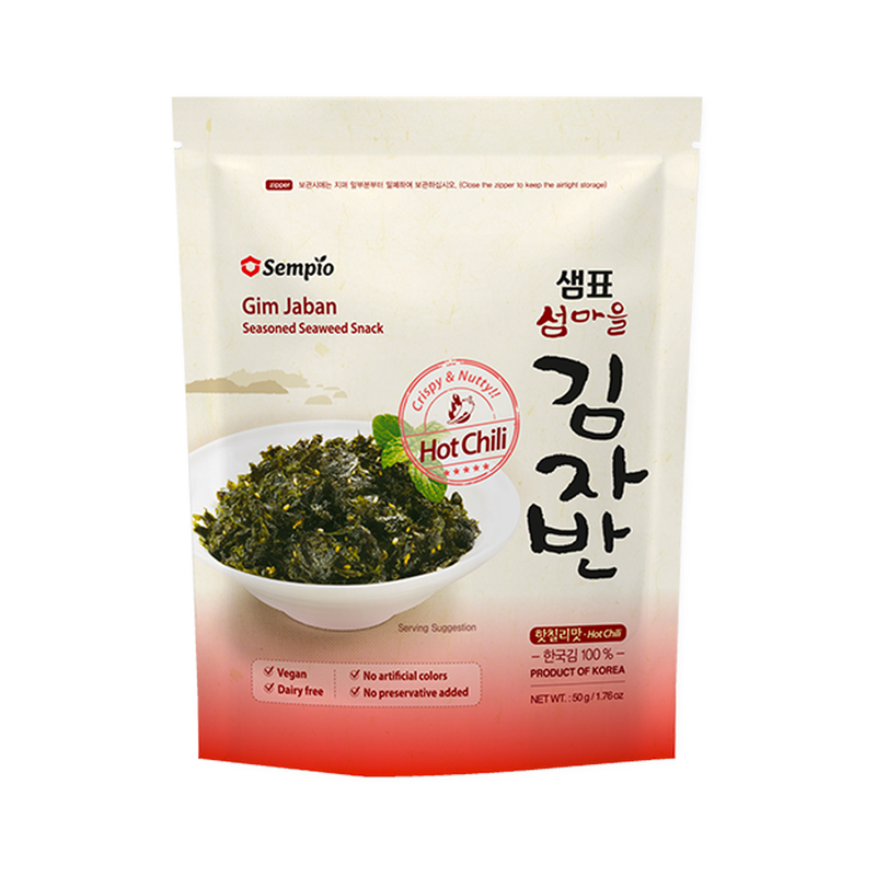 SEMPIO Crunchy seaweed snack - Hot Chilli 
