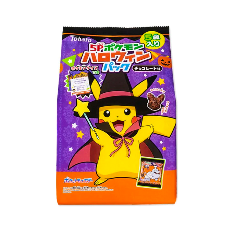 TOHATO Pokemon Chocolate Snack - Halloween Package
