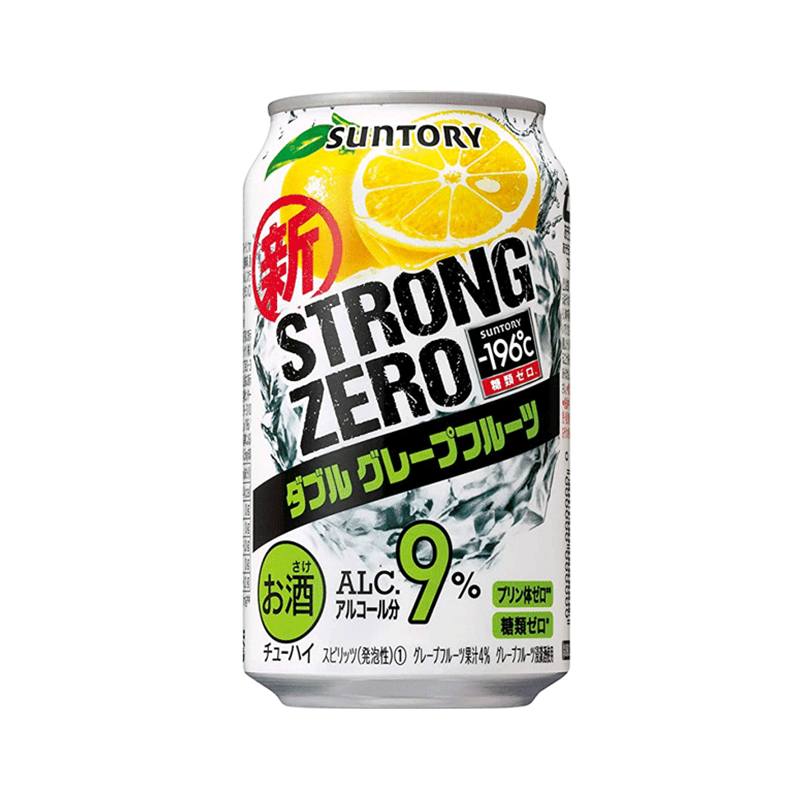 SUNTORY Strong Zero - Double Grapefruits 9% with Pfand