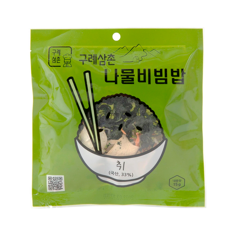 구례삼촌 나물비빔밥 재료 - 취나물