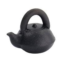 Premium Chopsticks Rest Iron Kettle - Black