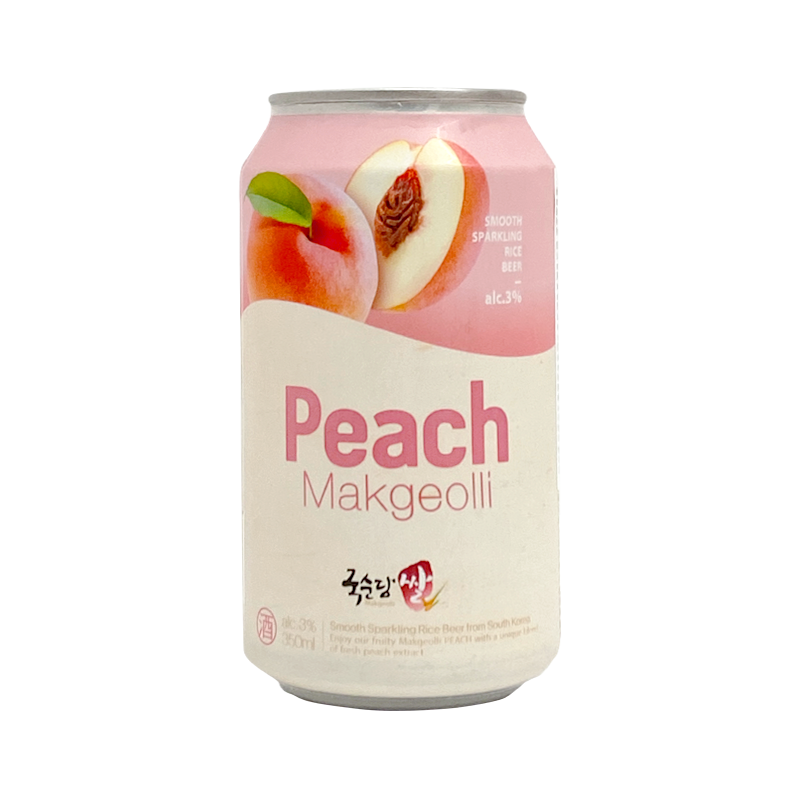 KOOKSOONDANG Makgeolli 3% in Can - Peach 