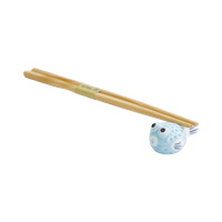 젓가락 받침대 - 복어 - 스카이 블루