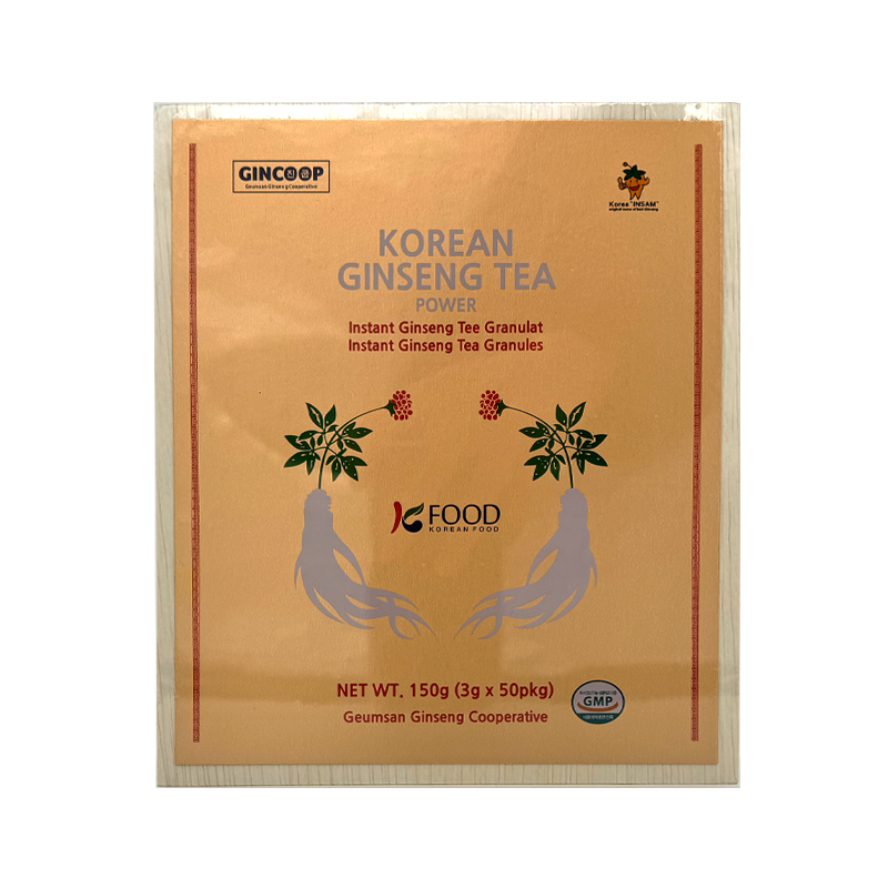 GINCOOP Koreanischer Ginseng-Tee in Holzkiste