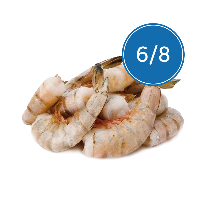 Vannamei Shrimps HLSO easy peel 6/8