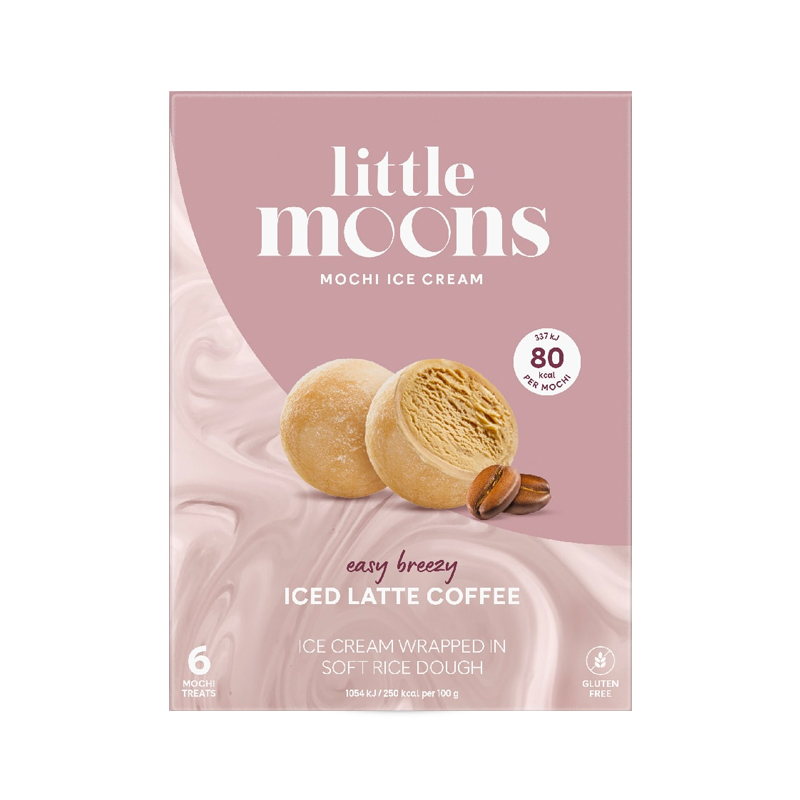 LITTLE MOONS Ice Mochi - Ice Latte