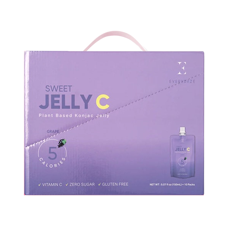 EVERYDAZE Sweet Jelly C Konjak Jelly - Traube [Box] 