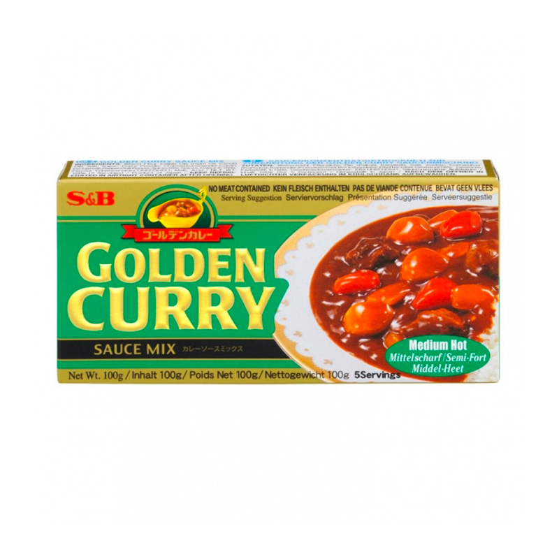 S&B Golden Curry - mittel scharf