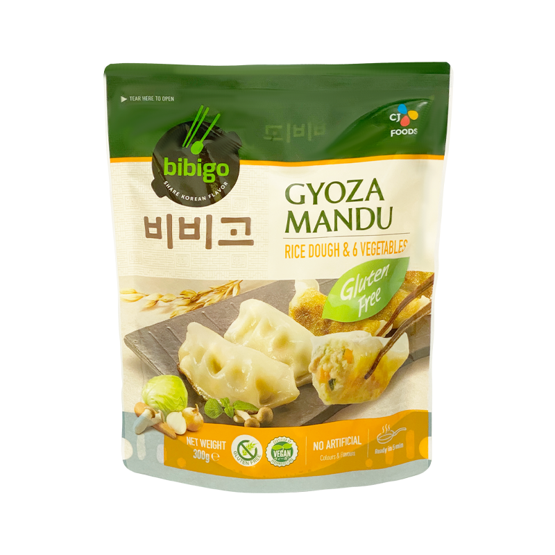 BIBIGO Gyoza Mandu - Rice Dough & 6 Vegetables