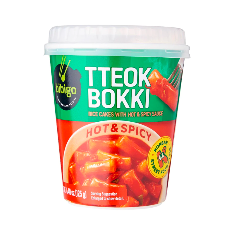 BIBIGO Hot & Spicy Tteokbokki Cup 