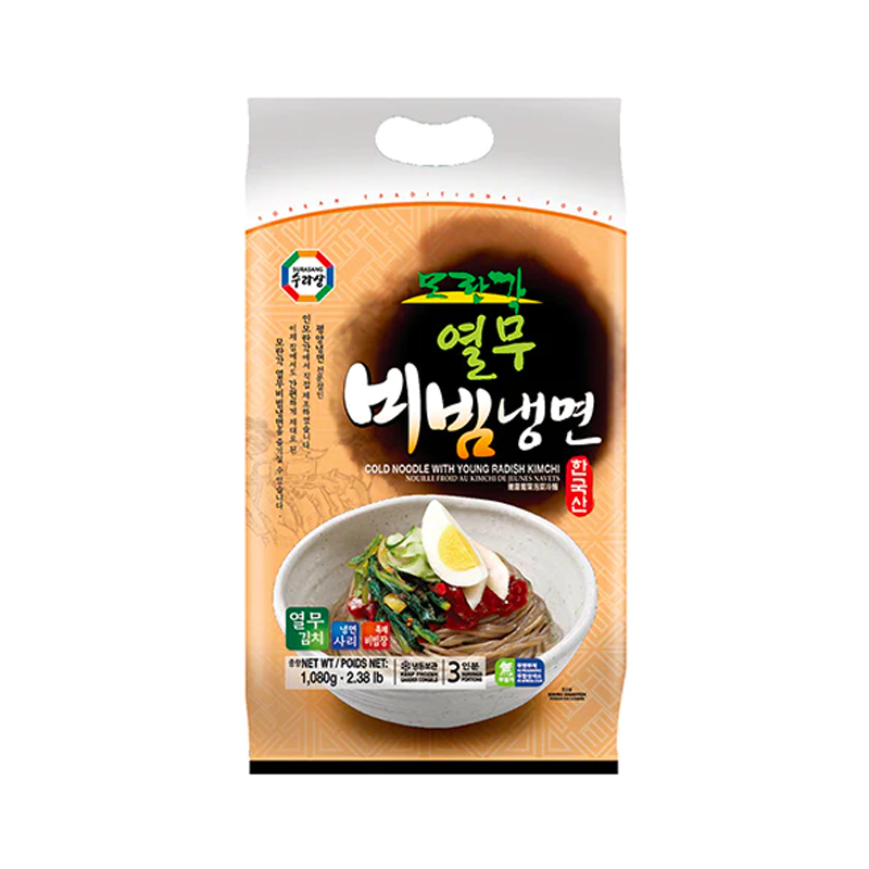 SURASANG Kalte Nudeln mit junges Rettich-Kimchi - 3 Portionen
