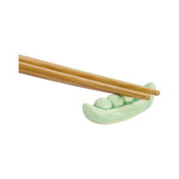 프리미엄 젓가락 받침대 - 완두콩 - 그린