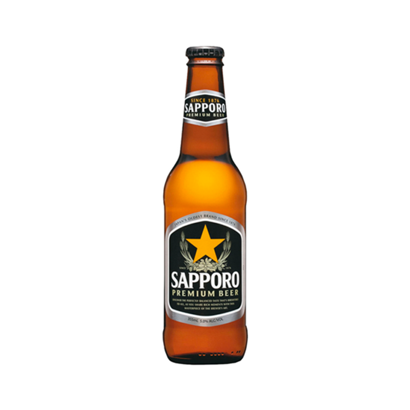 SAPPORO Beer in Bottle with Pfand