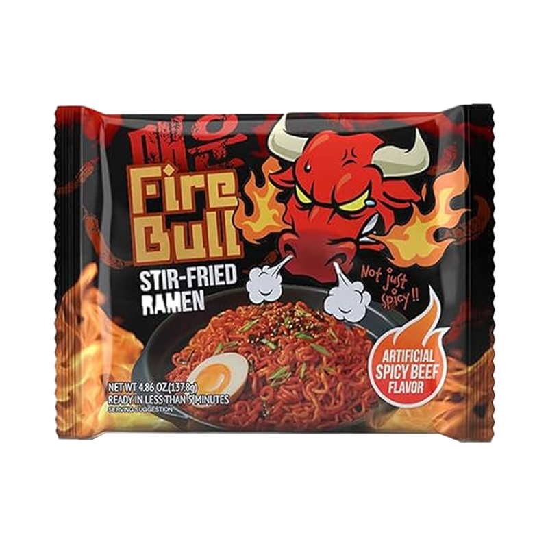 FIRE BULL Gebratene Ramen - scharf