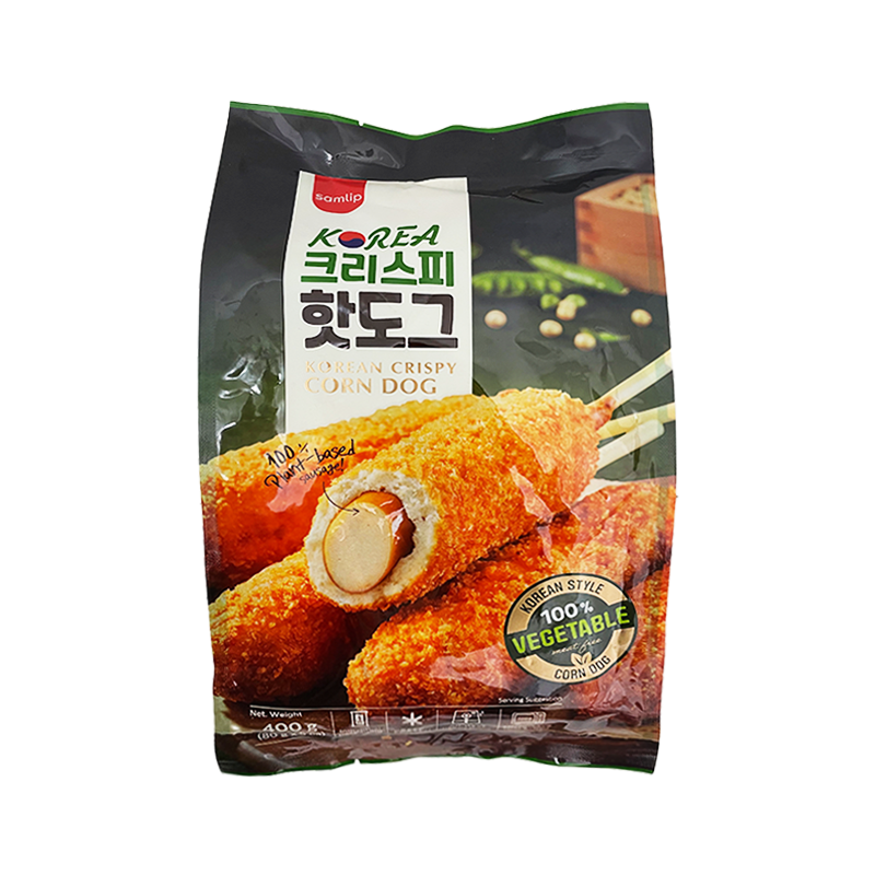 SAMLIP Korean Crispy Corn Dog - Plant Based
