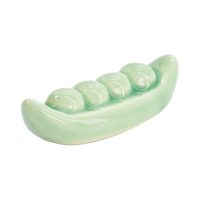 프리미엄 젓가락 받침대 - 완두콩 - 그린