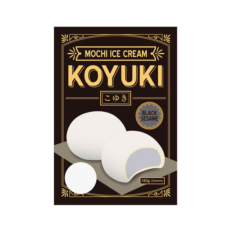 KOYUKI Mochi Ice Cream - Schwarzer Sesam