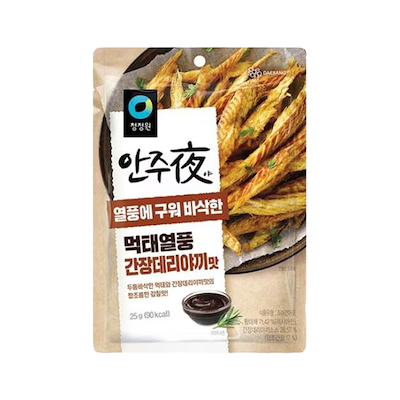 CJO Anjuya Gegrillter Pollack-Snack – Sojasauce-Teriyaki-Geschmack
