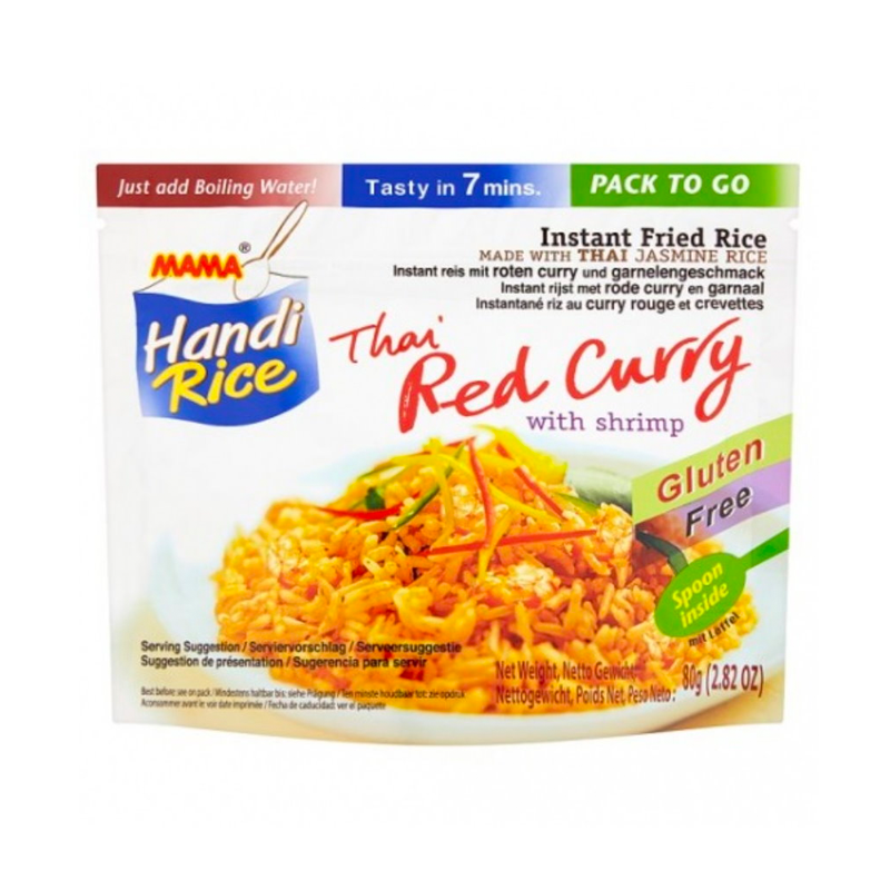 MAMA Instant Fried Rice - Red Curry with Shrimp