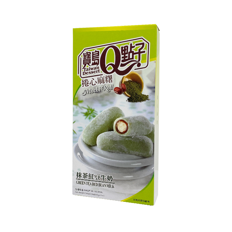 ROYAL FAMILY Mochi Roll - Grüner Tee und Rote Bohnen