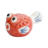 Chopsticks Rest Blowfish - Red