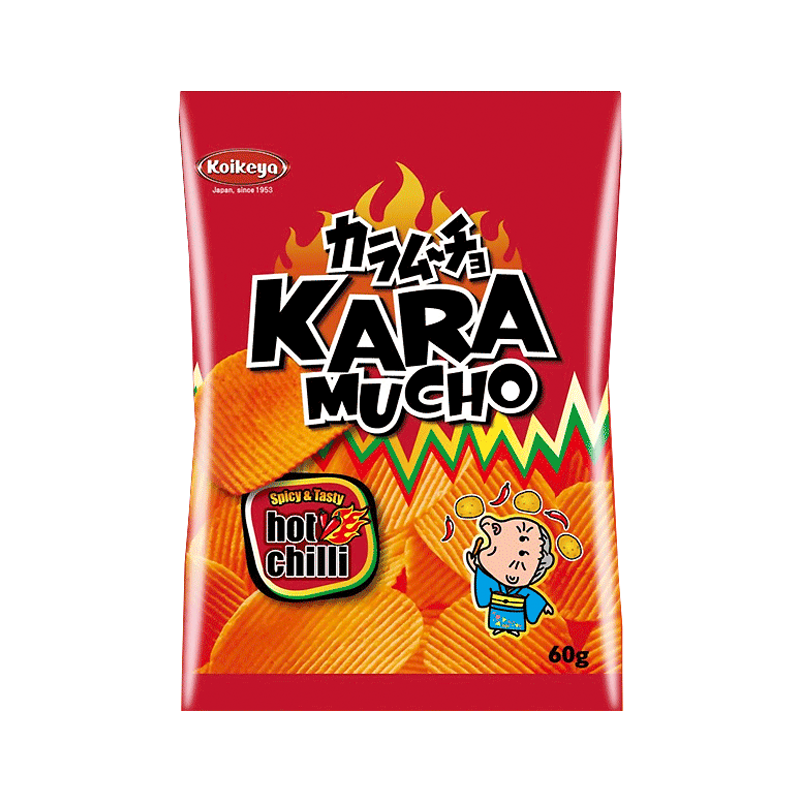 KOIKEYA Karamucho geriffelte Kartoffelchips