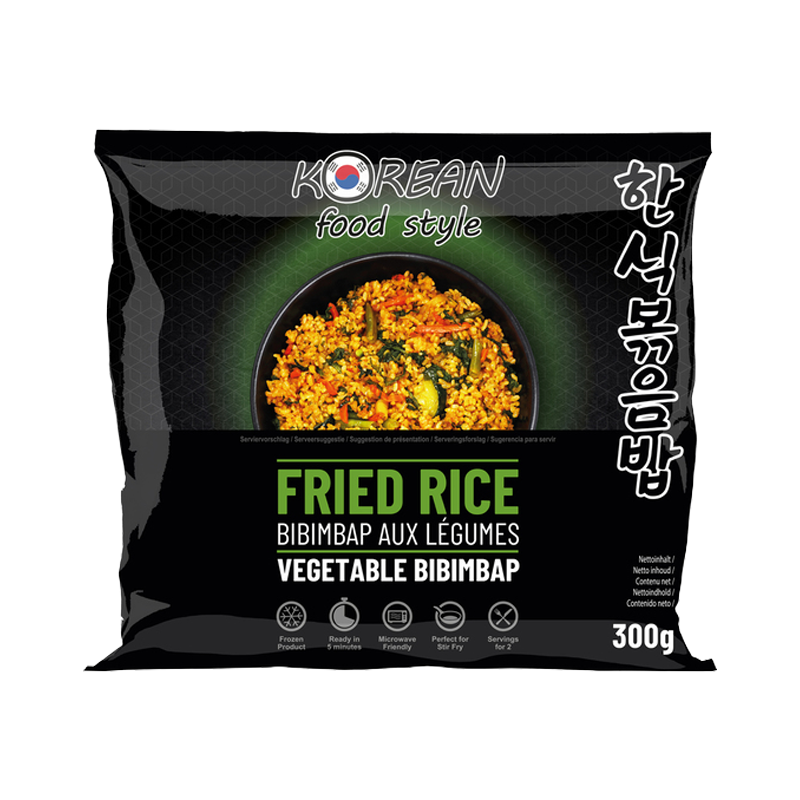 KOREAN FOOD STYLE Fried Rice - Vegetable Bibimbap