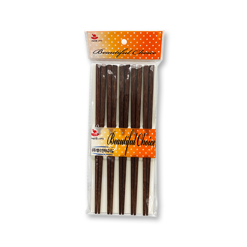 YOUNGSOO Lacquered Bamboo Chopstick - 5 Pairs 