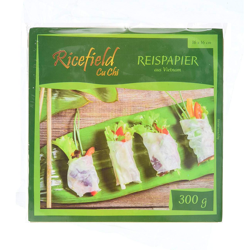 RICEFIELD Rice Paper - Squared 16 cm