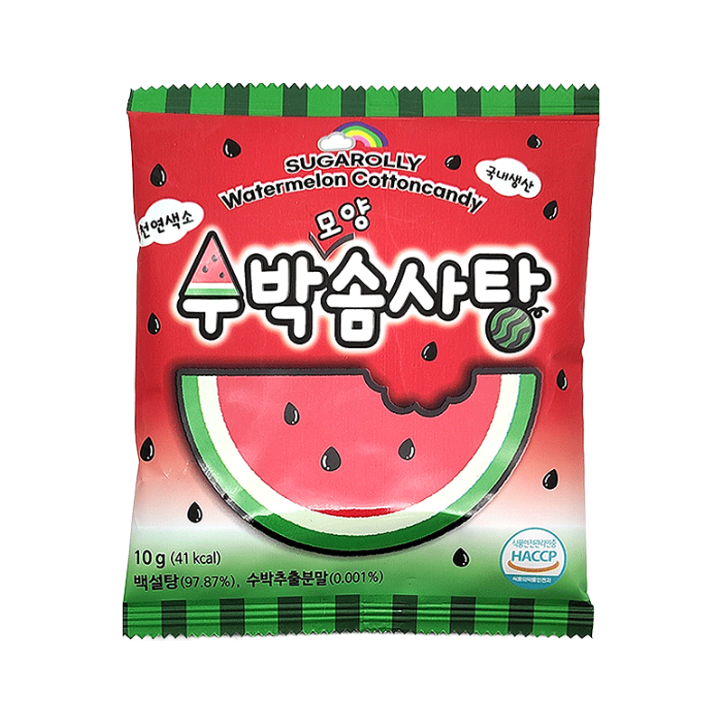 SUGAROLLY Wassermelonen-Zuckerwatte
